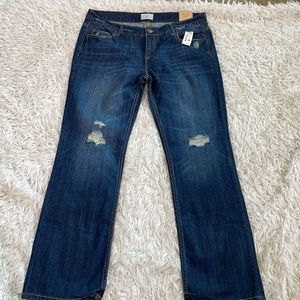NWT Aeropostale Chelsea Distressed Bootcut Jeans